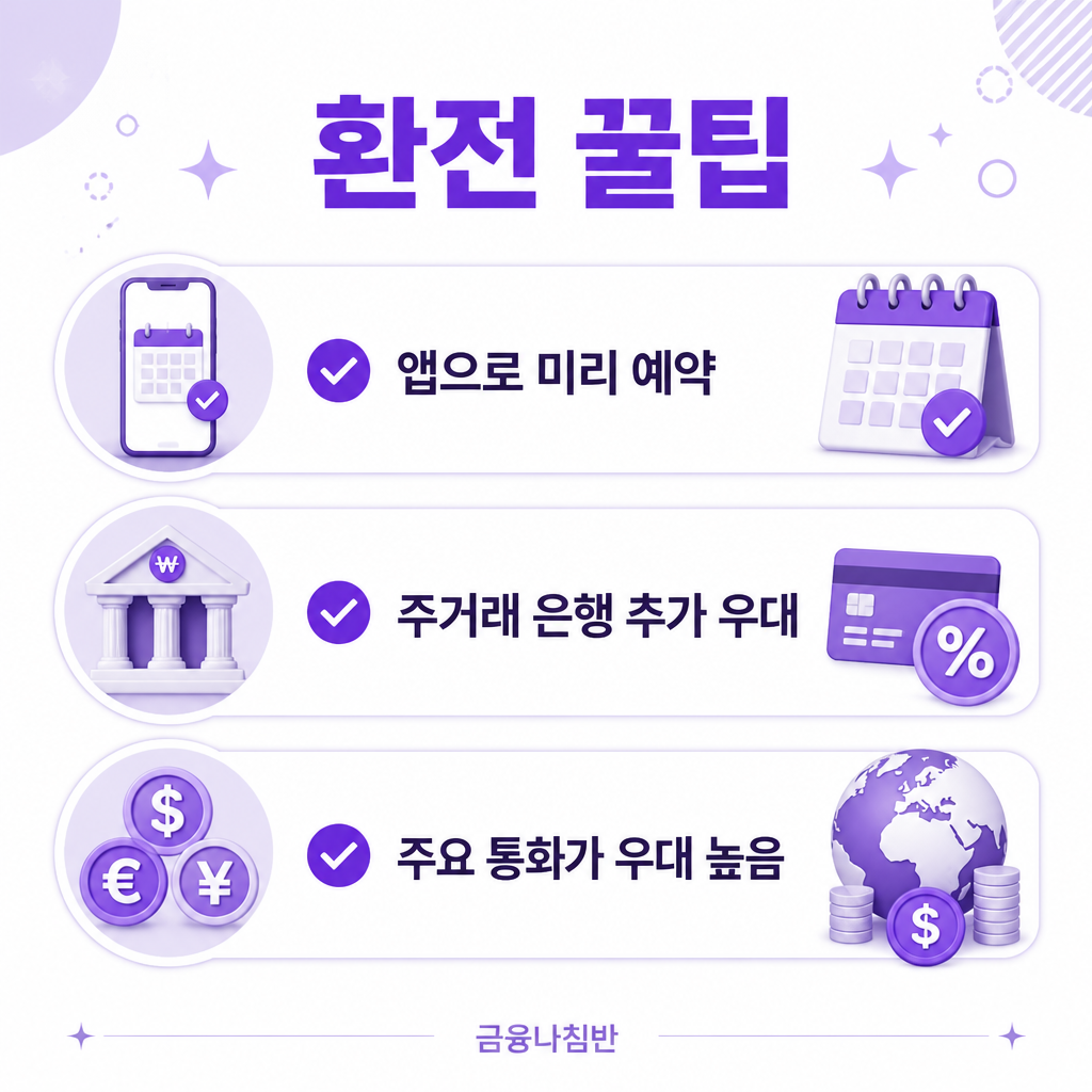 환전 우대 꿀팁
