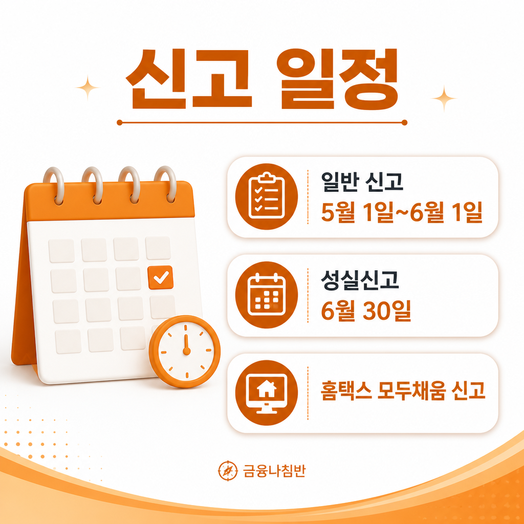 종합소득세 신고 일정