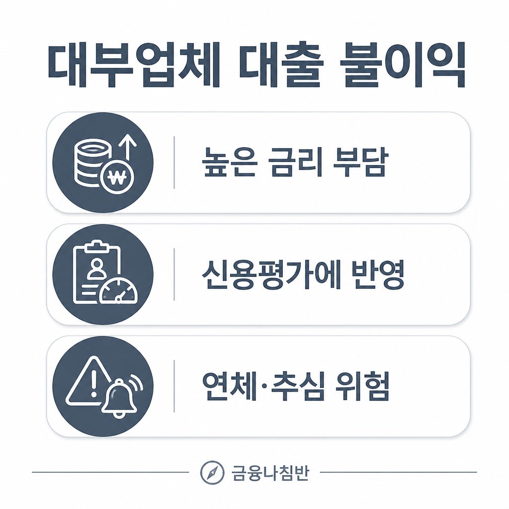 대부업체 대출 불이익