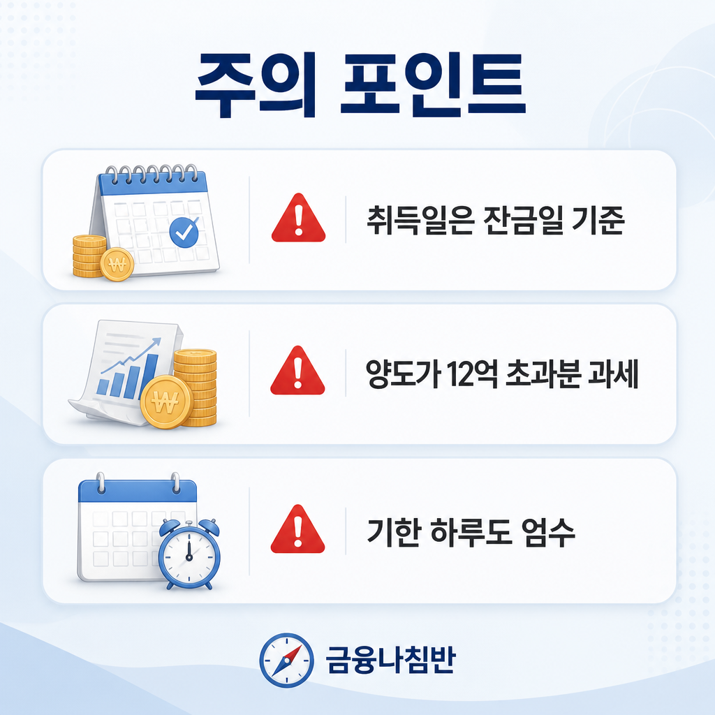 주의 포인트