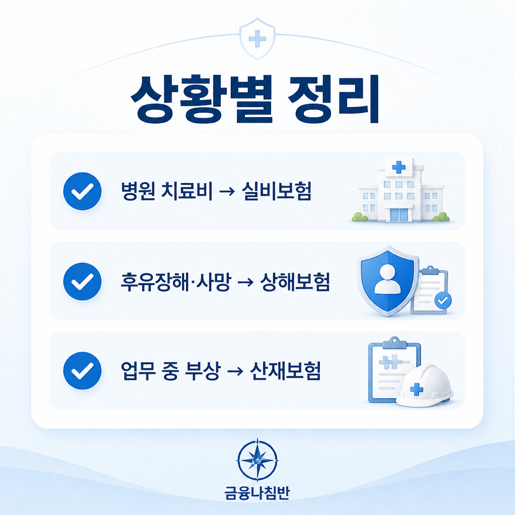 상황별 보험 정리