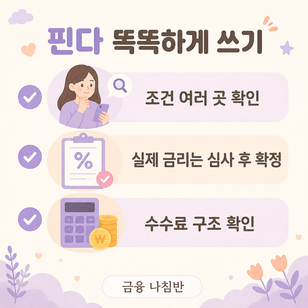 핀다 대출 똑똑하게 쓰기