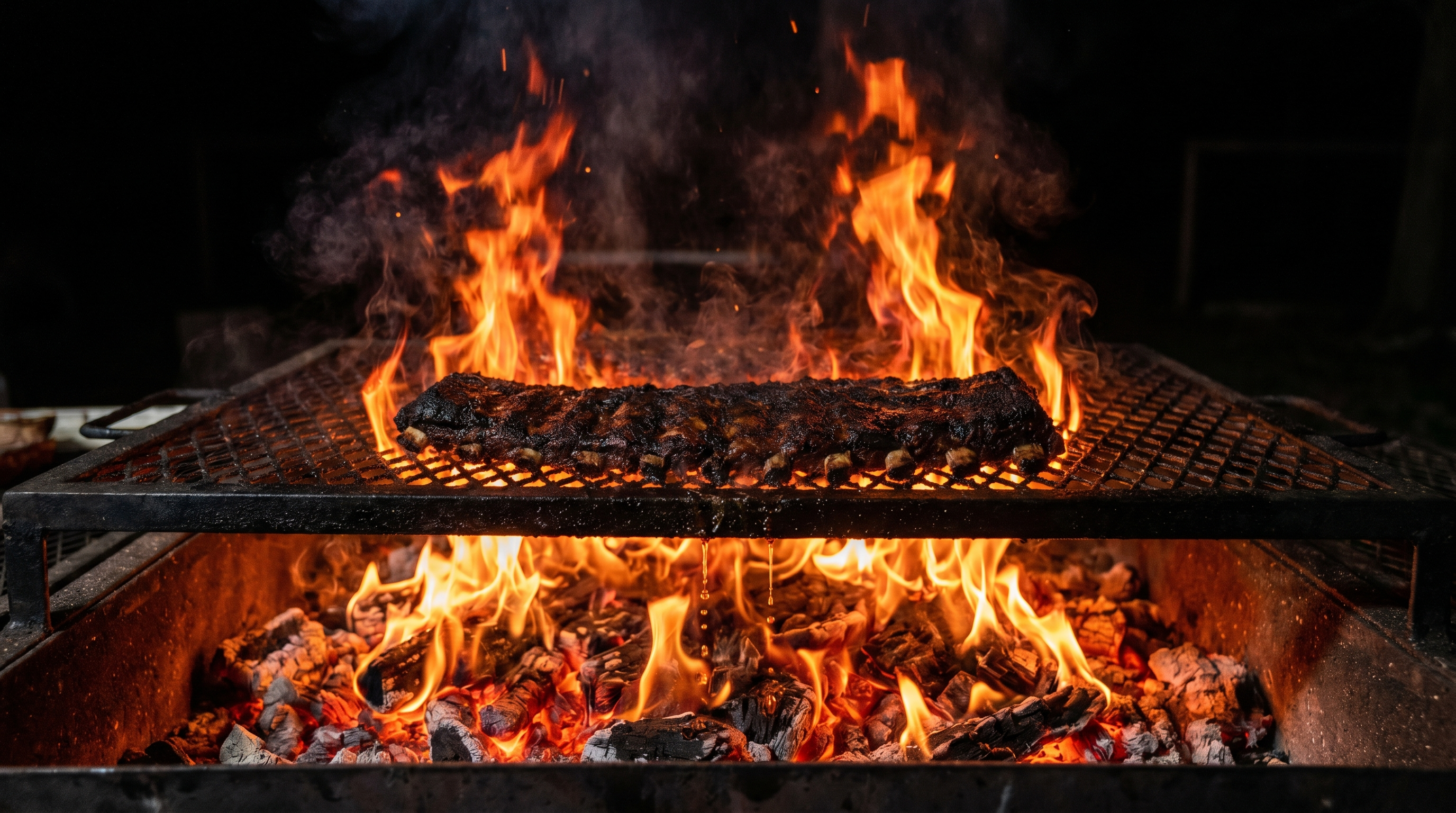 Van Dam BBQ vuur