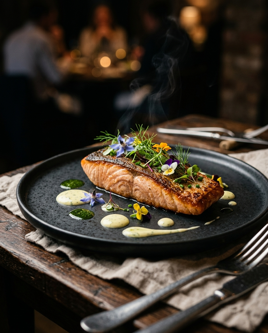 Restaurant gerecht campagnebeeld