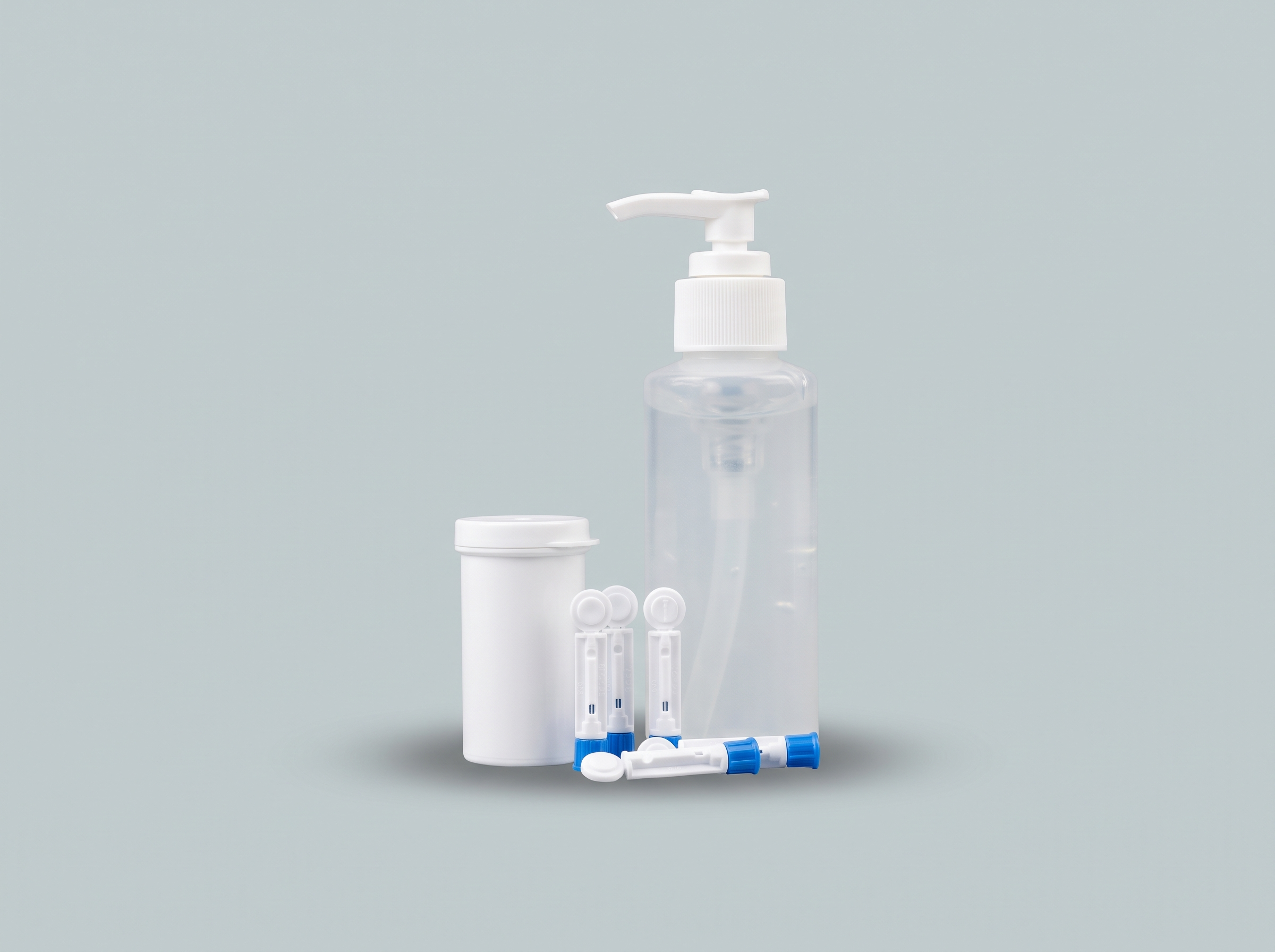 Test strips, safety lancets and ultrasound gel