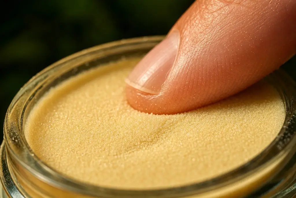 Fine wax powder