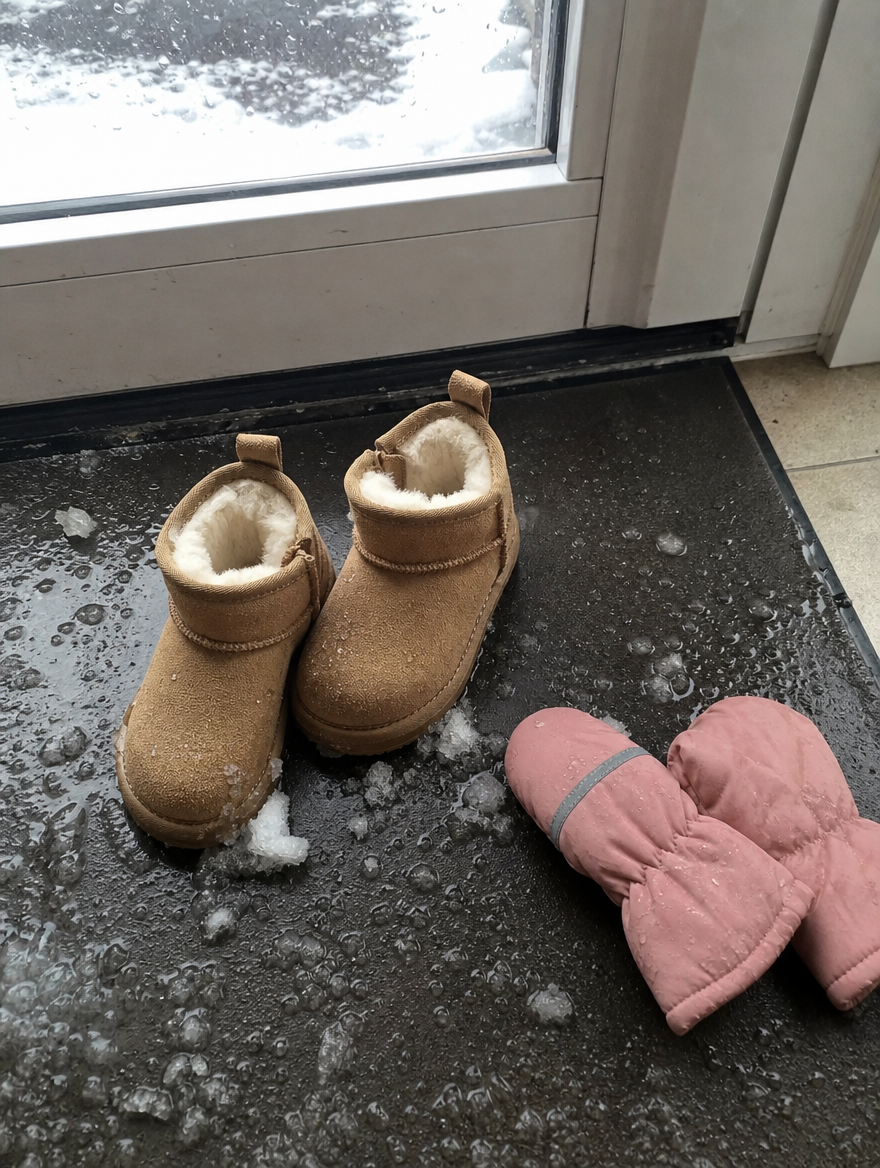 SolVault™ SnowPup Girls' Waterproof Winter Boots