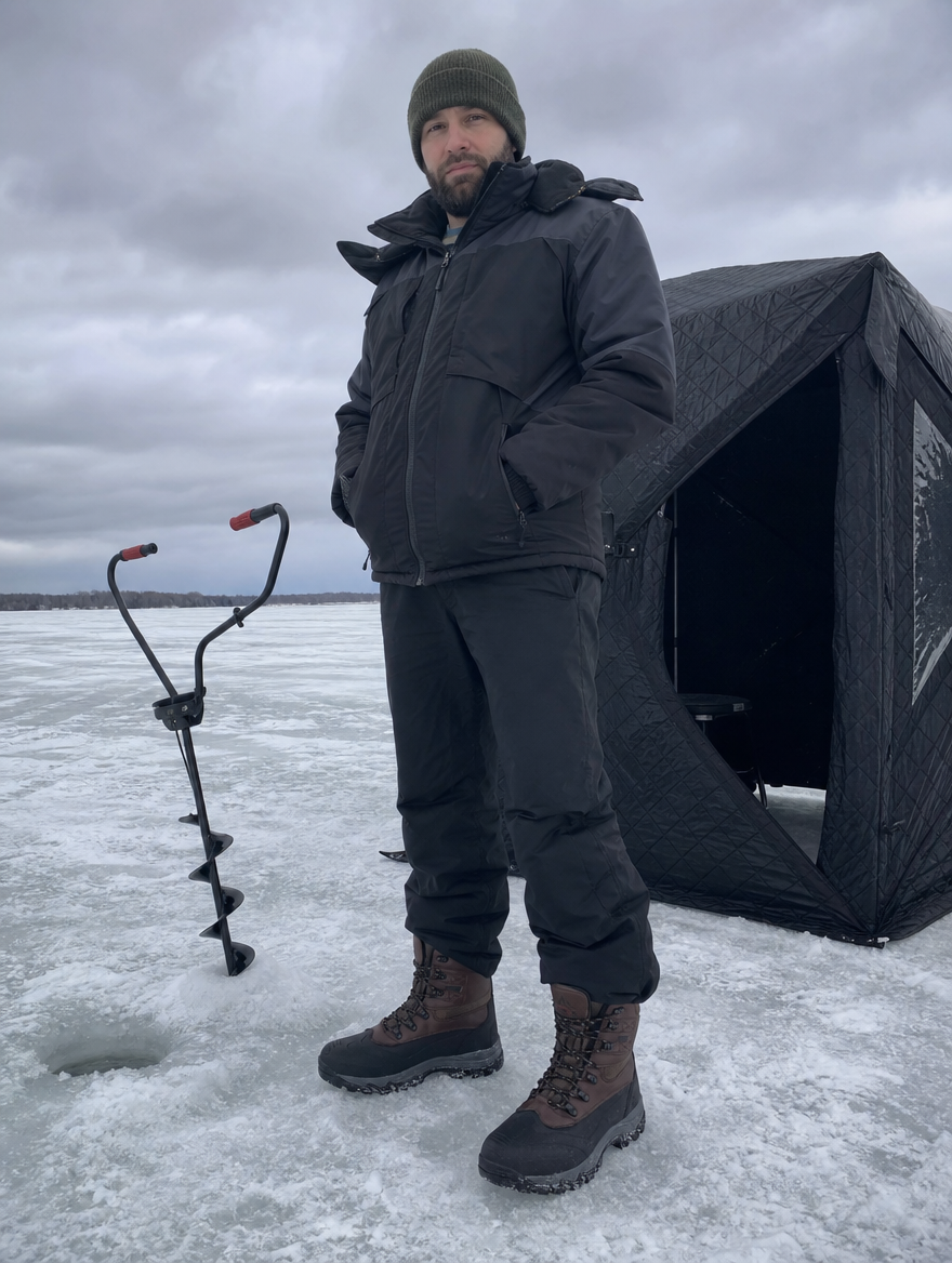SolVault™ IceTrek Men's Waterproof Snow Boots