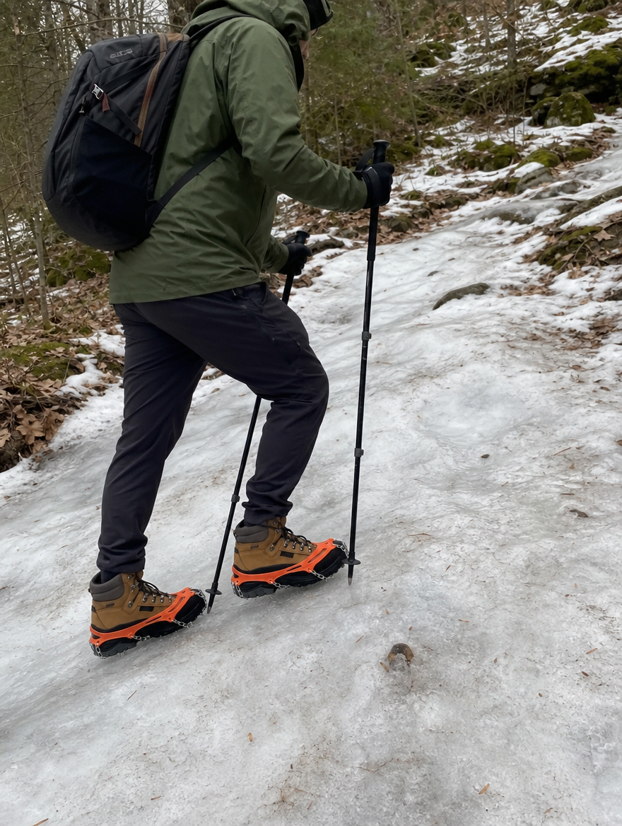 SolVault™ IceGrip 8-Claw Ice Cleats
