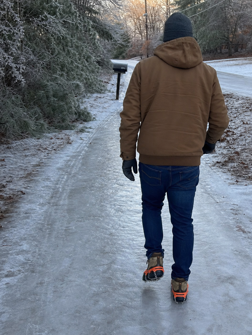 SolVault™ IceGrip 8-Claw Ice Cleats