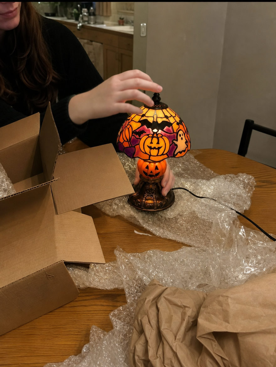 SolVault™ HollowGlow Retro Pumpkin Lamp