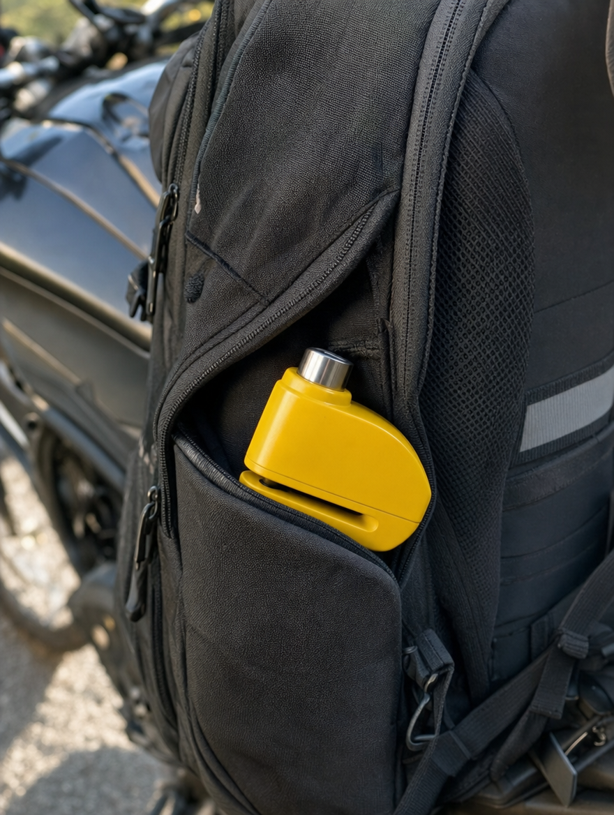 SolVault™ AlarmGuard 130dB Alarm Disc Lock