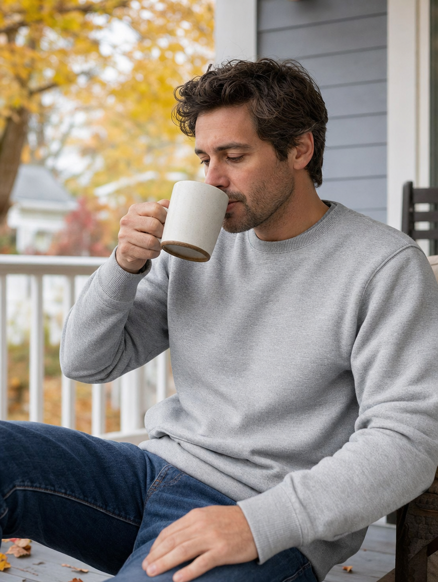 SolVault™ CozyCrew Men's Fleece-Lined Crewneck (3-Pack)