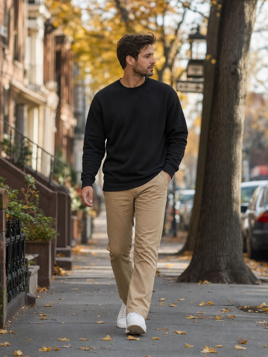 SolVault™ CozyCrew Men's Fleece-Lined Crewneck (3-Pack)