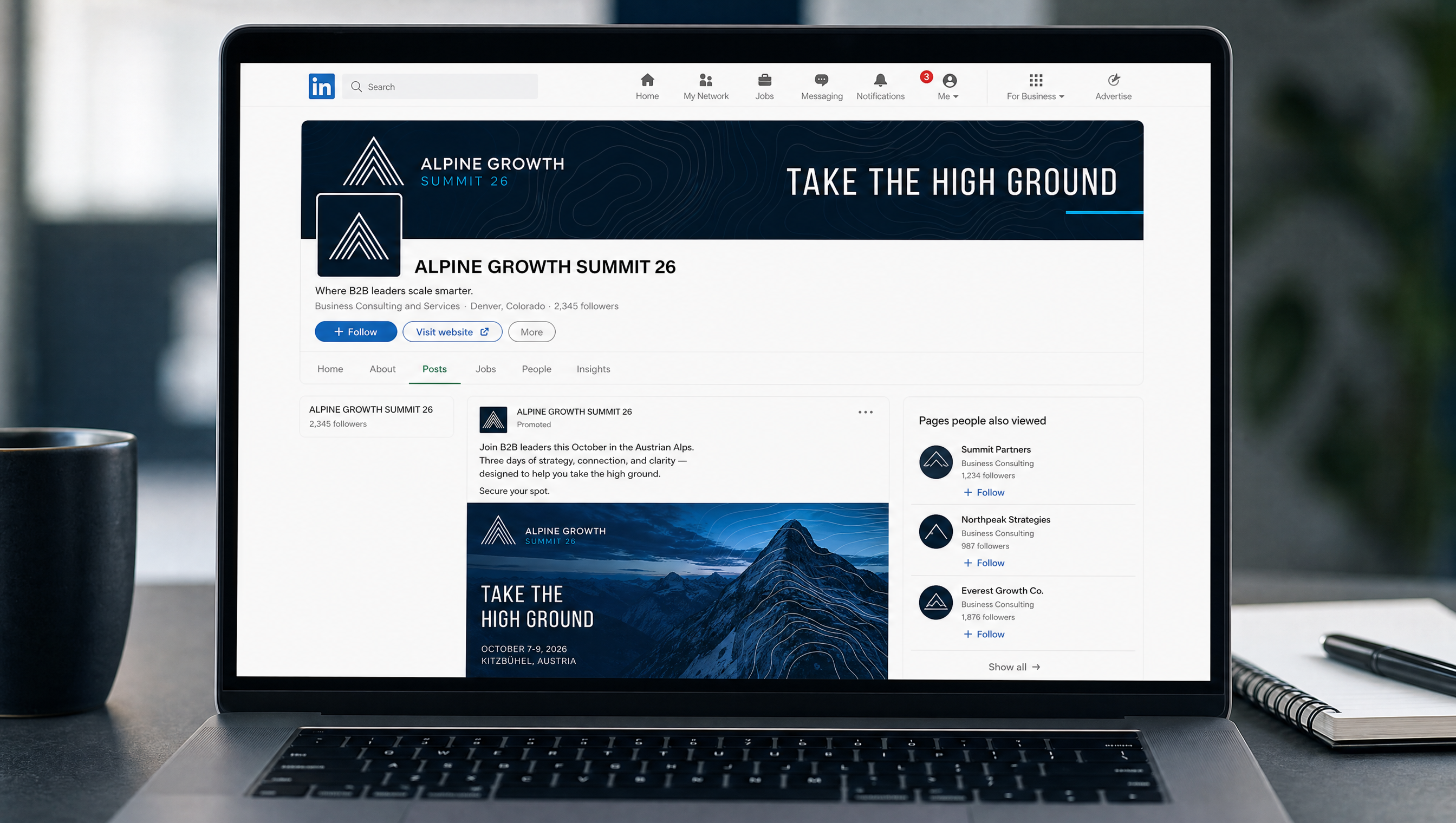 Alpine LinkedIn company page