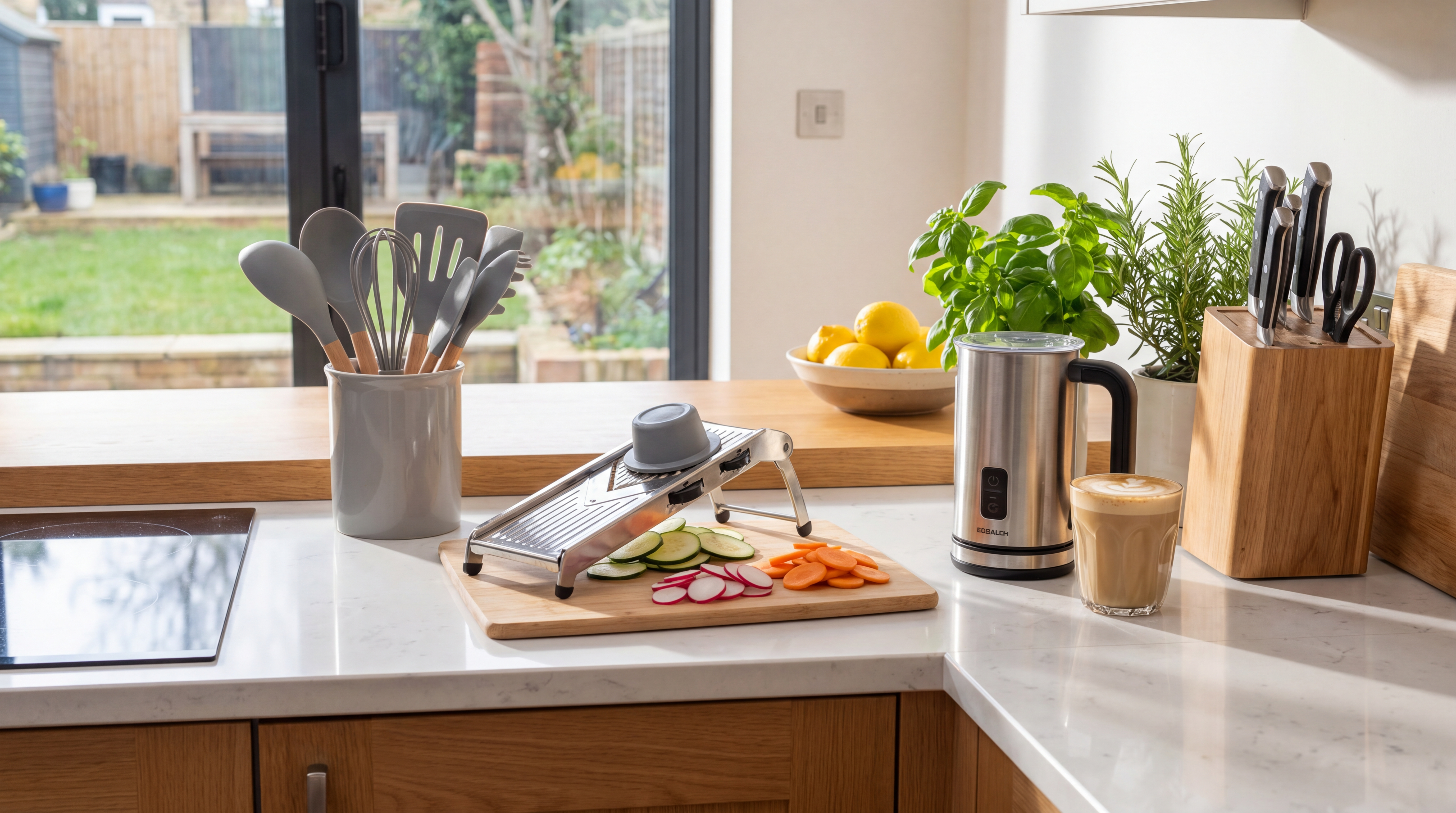 Kitchen essentials — gadgets, utensils and modern kitchenware