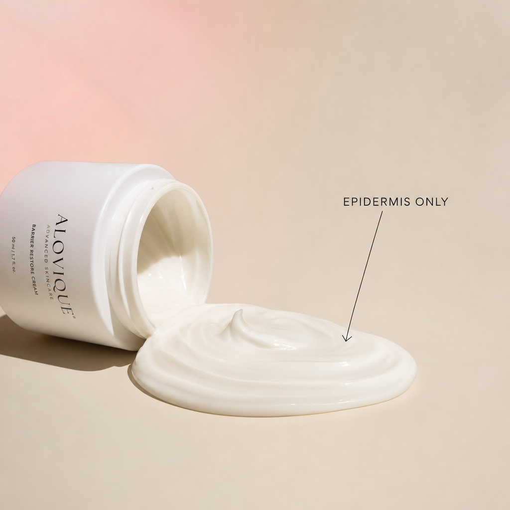 Surface-only treatment illustration
