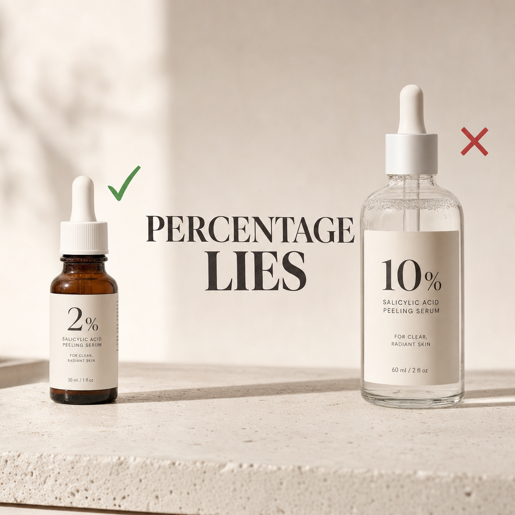 Higher percentages do not equal better results