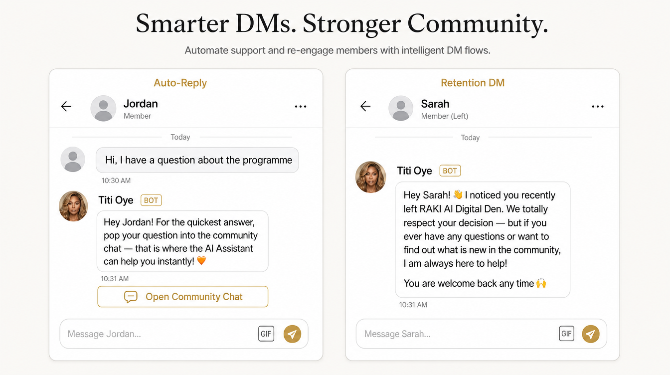 DM Bot mockup