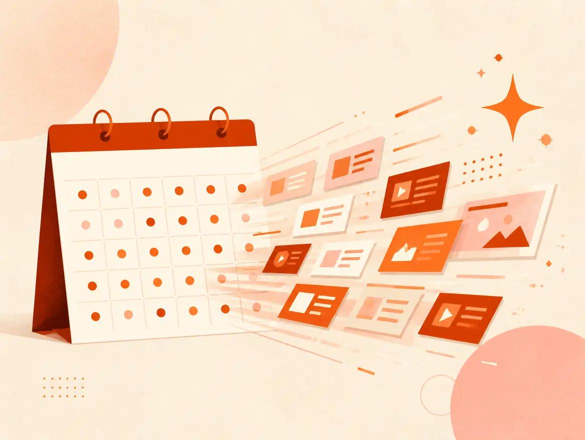 Creer 90 jours de contenu en quelques minutes avec l'IA