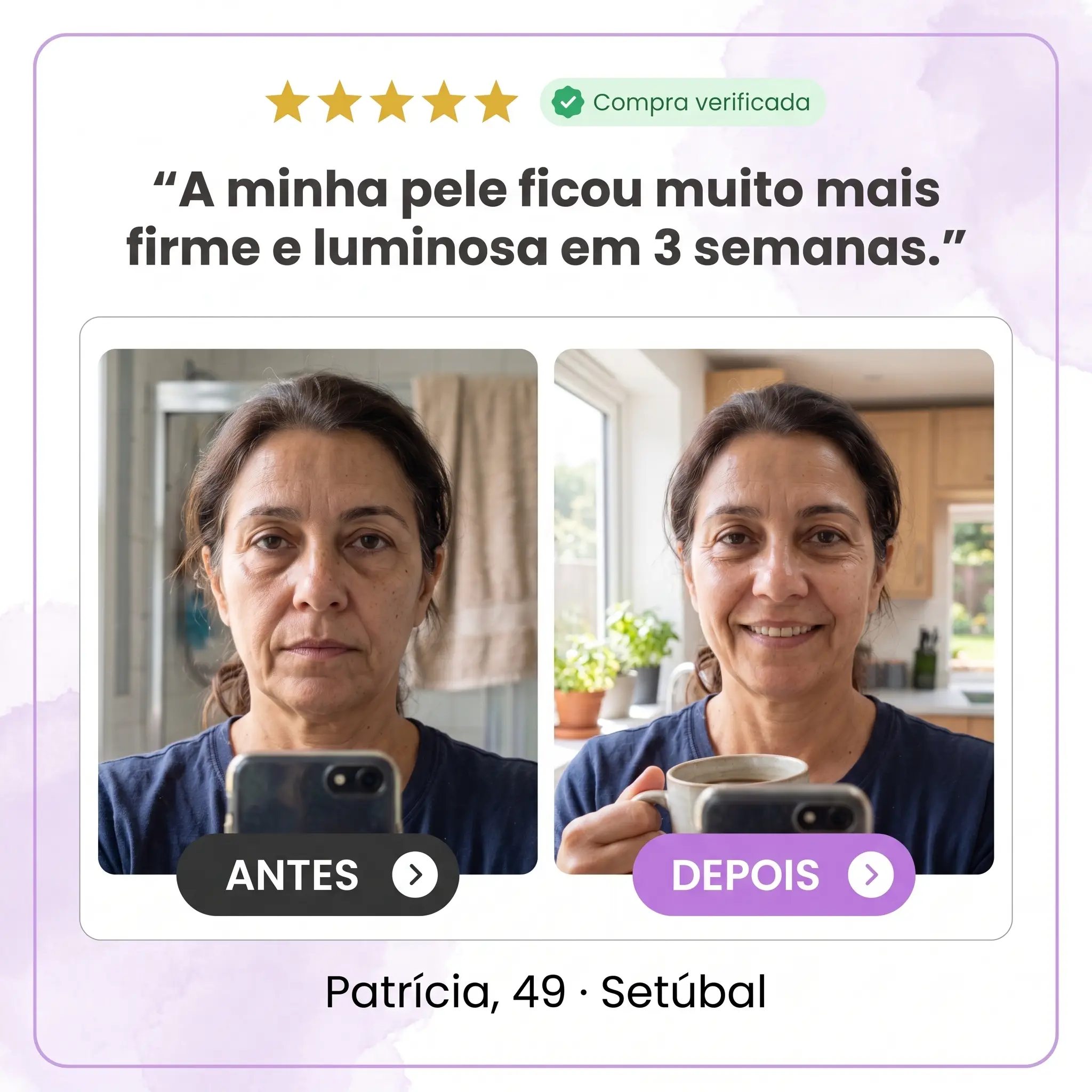 Antes e depois