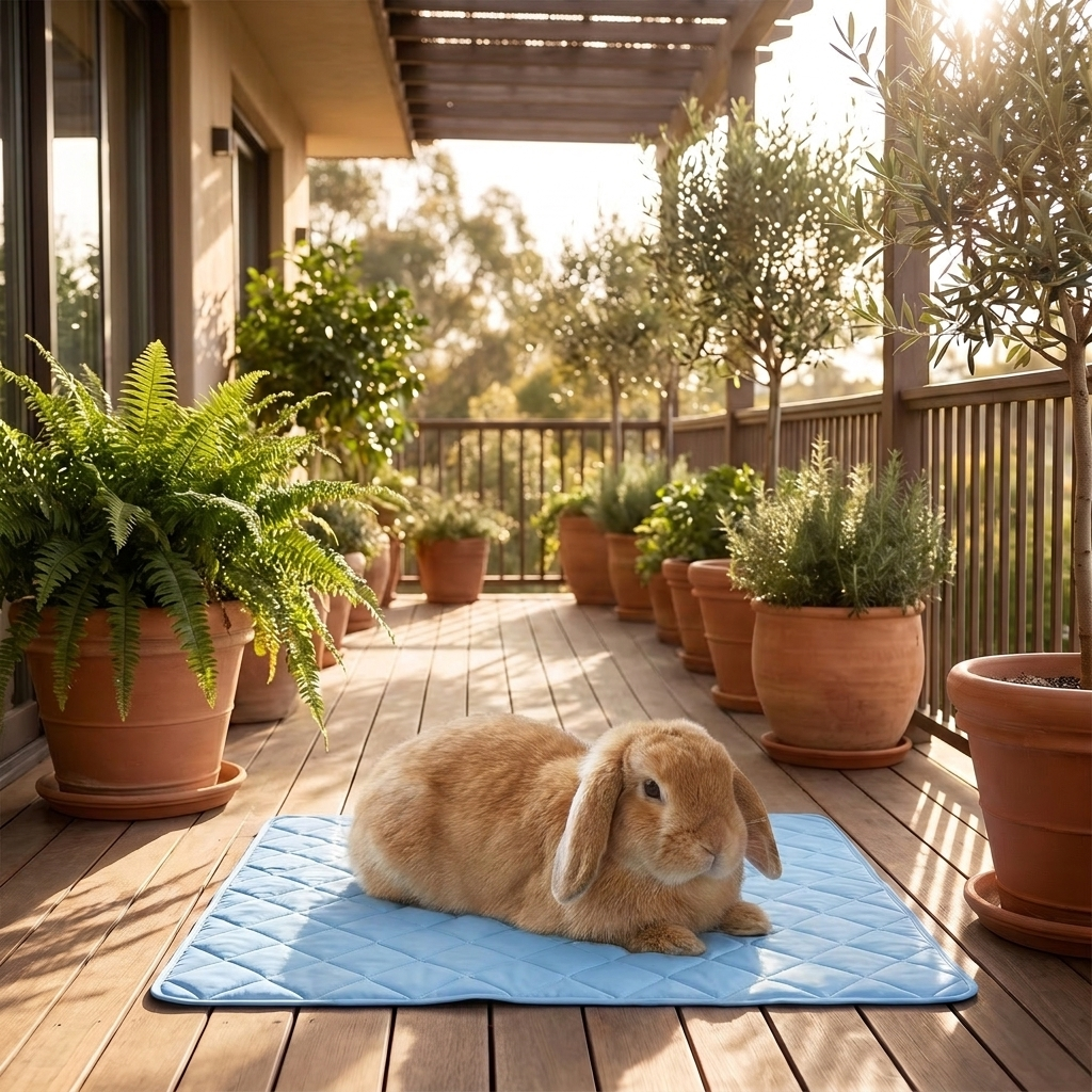Les lapins l'adoptent vraiment