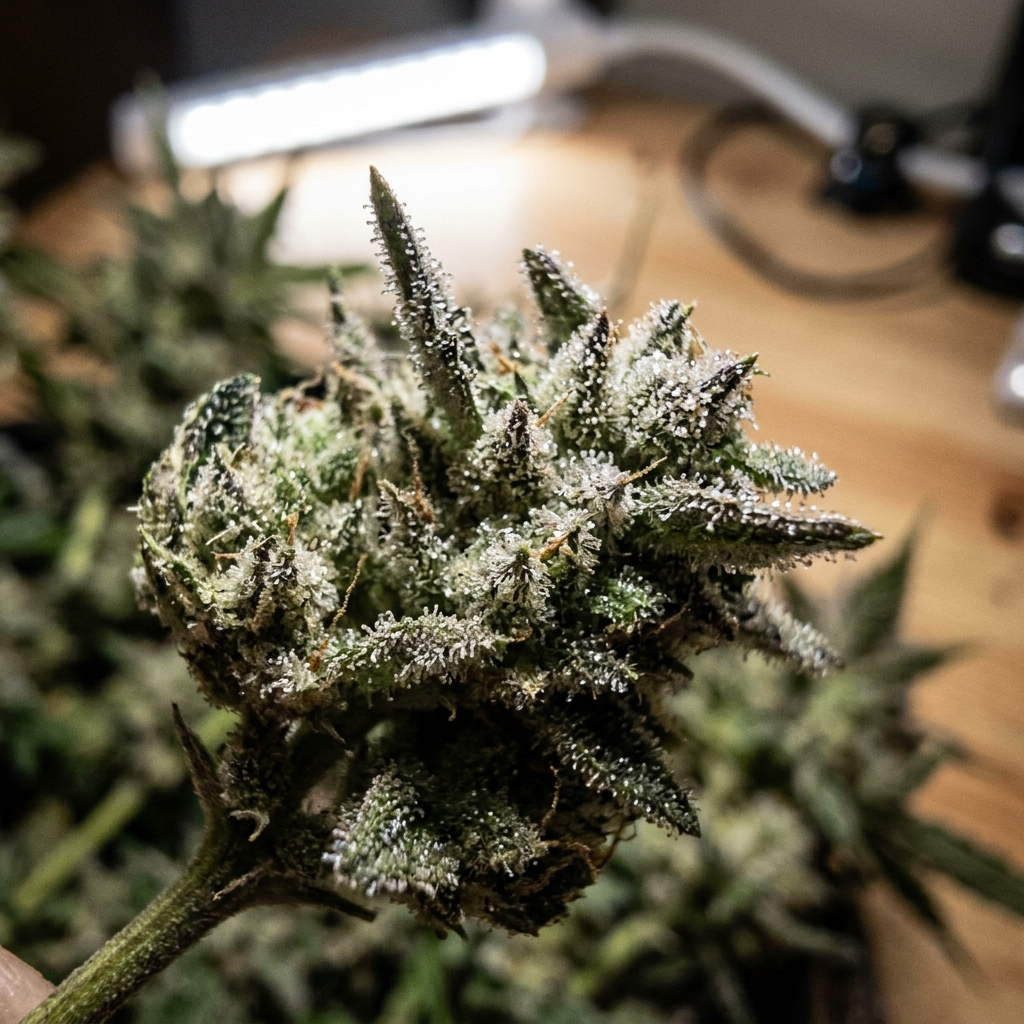 Macro of the trichomes