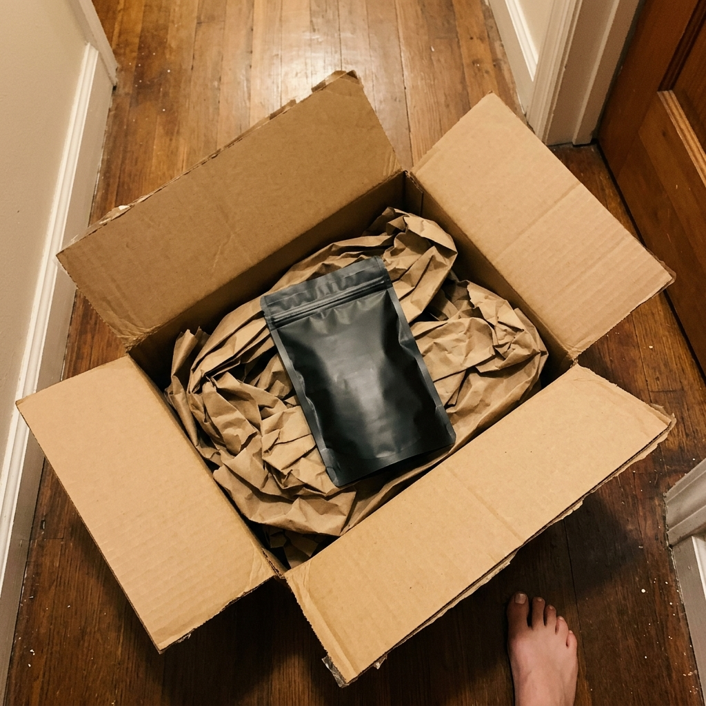Unboxing in the hallway