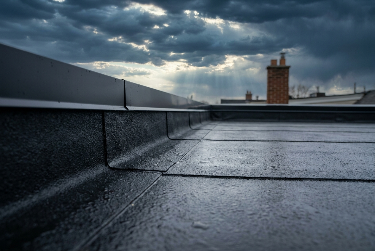 Flat roof installation in Etobicoke