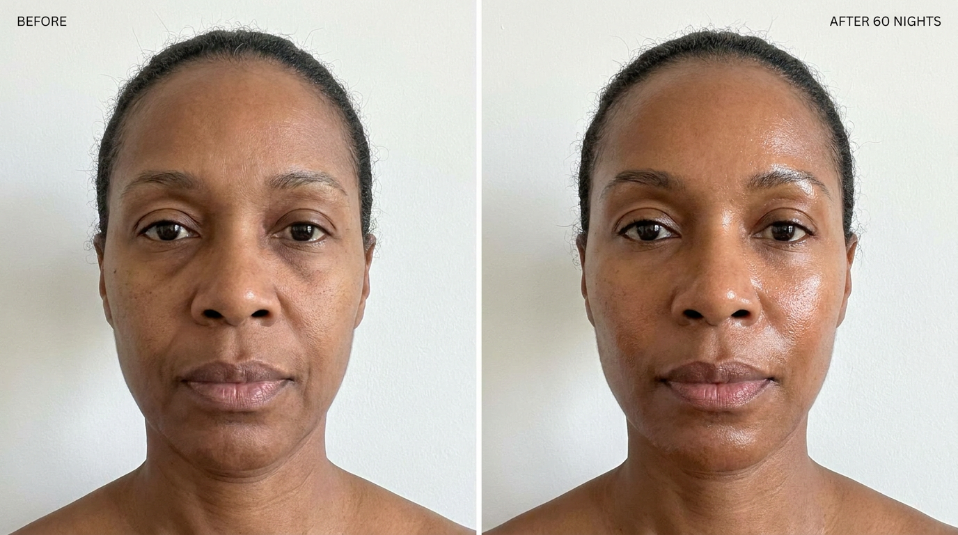 Denise, 52, before and after 60 nights