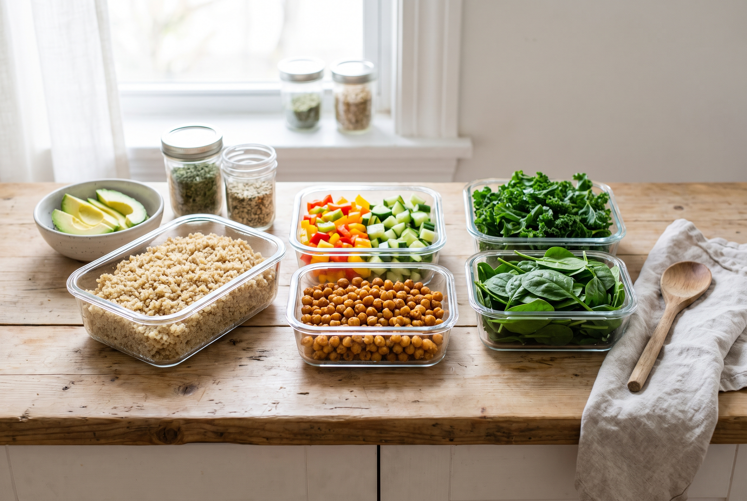 Een uurtje meal prep, en de hele week goed voorbereid.