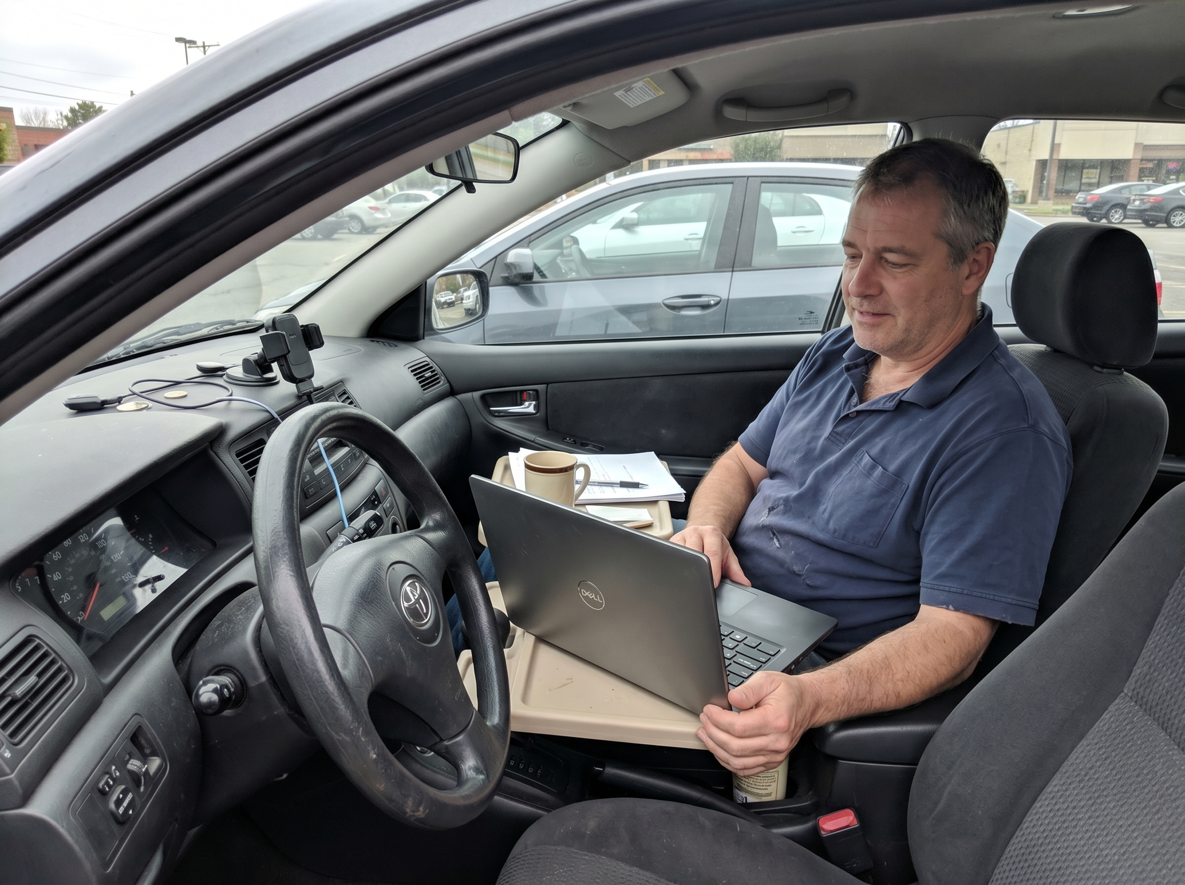 De MASO Stuurwiel Bureau: Een Onderzoek naar de Tafel die de Auto Binnendrong