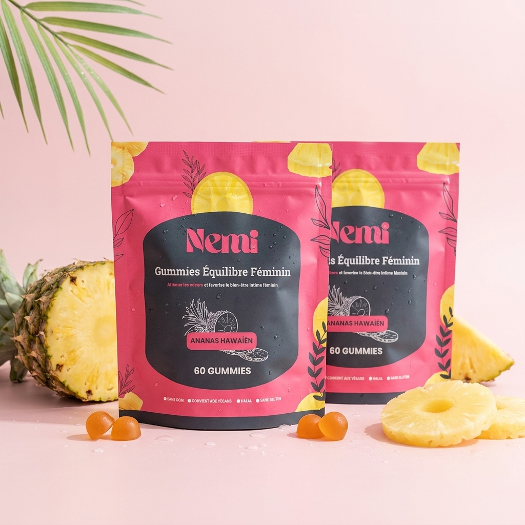 Gummies Équilibre Féminin Nemi ananas — offre 1 acheté 1 offert