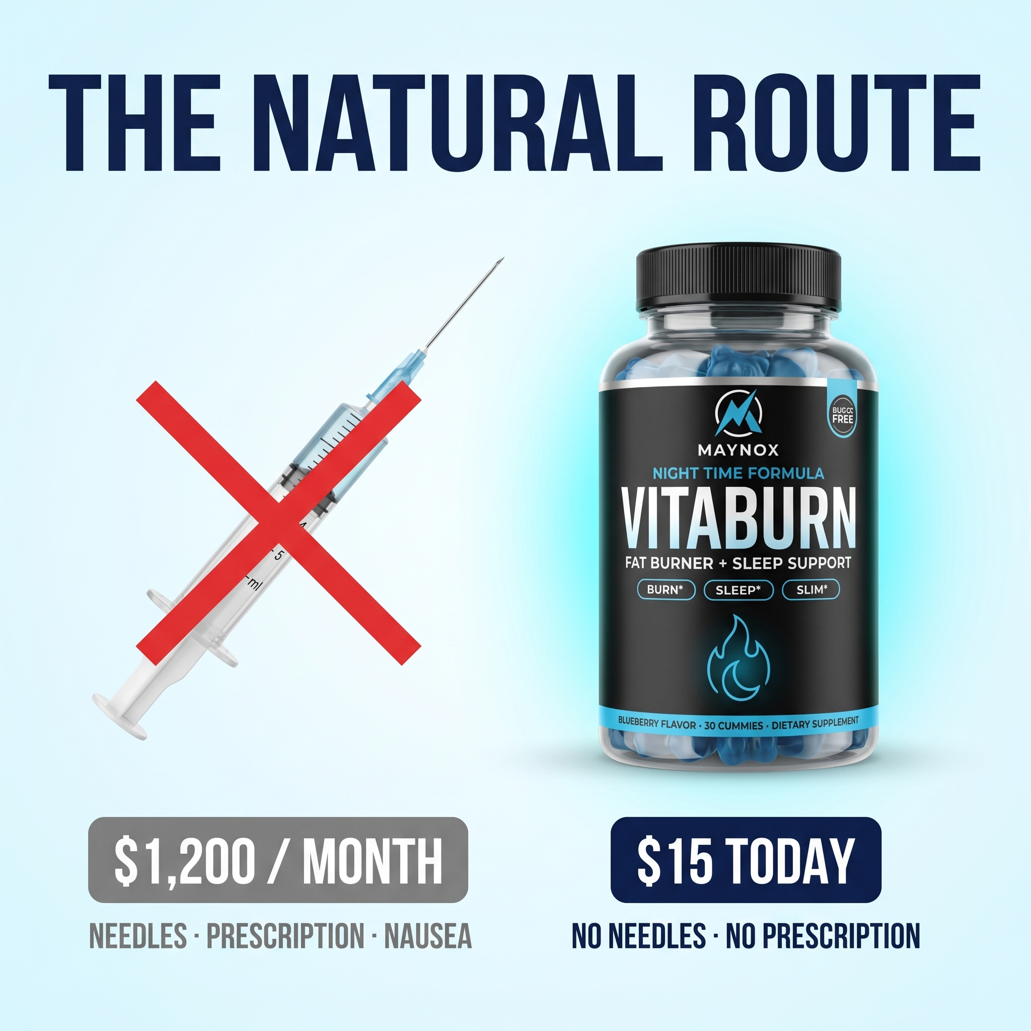 The natural route — no needles, no prescription