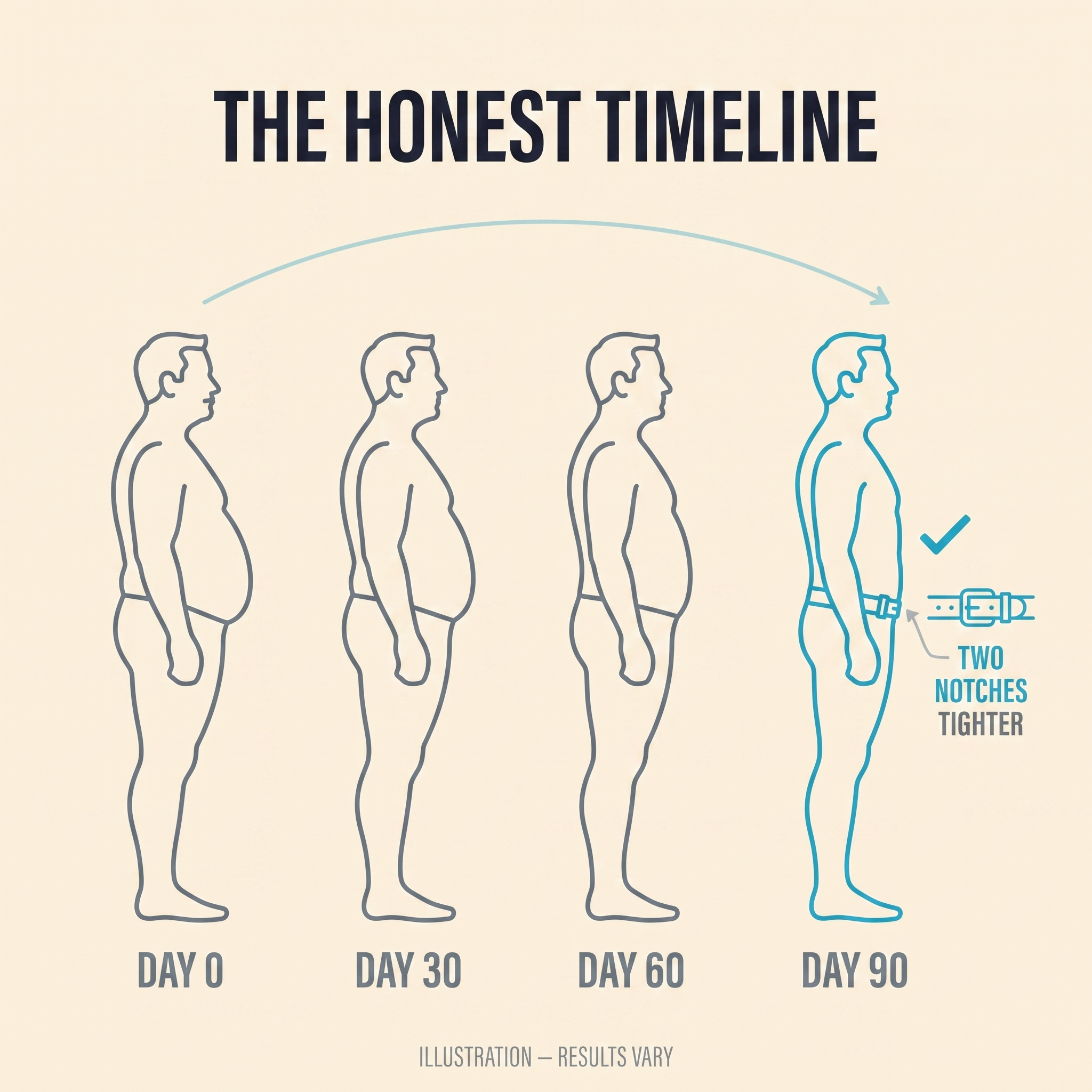 The honest timeline — Day 0 to Day 90