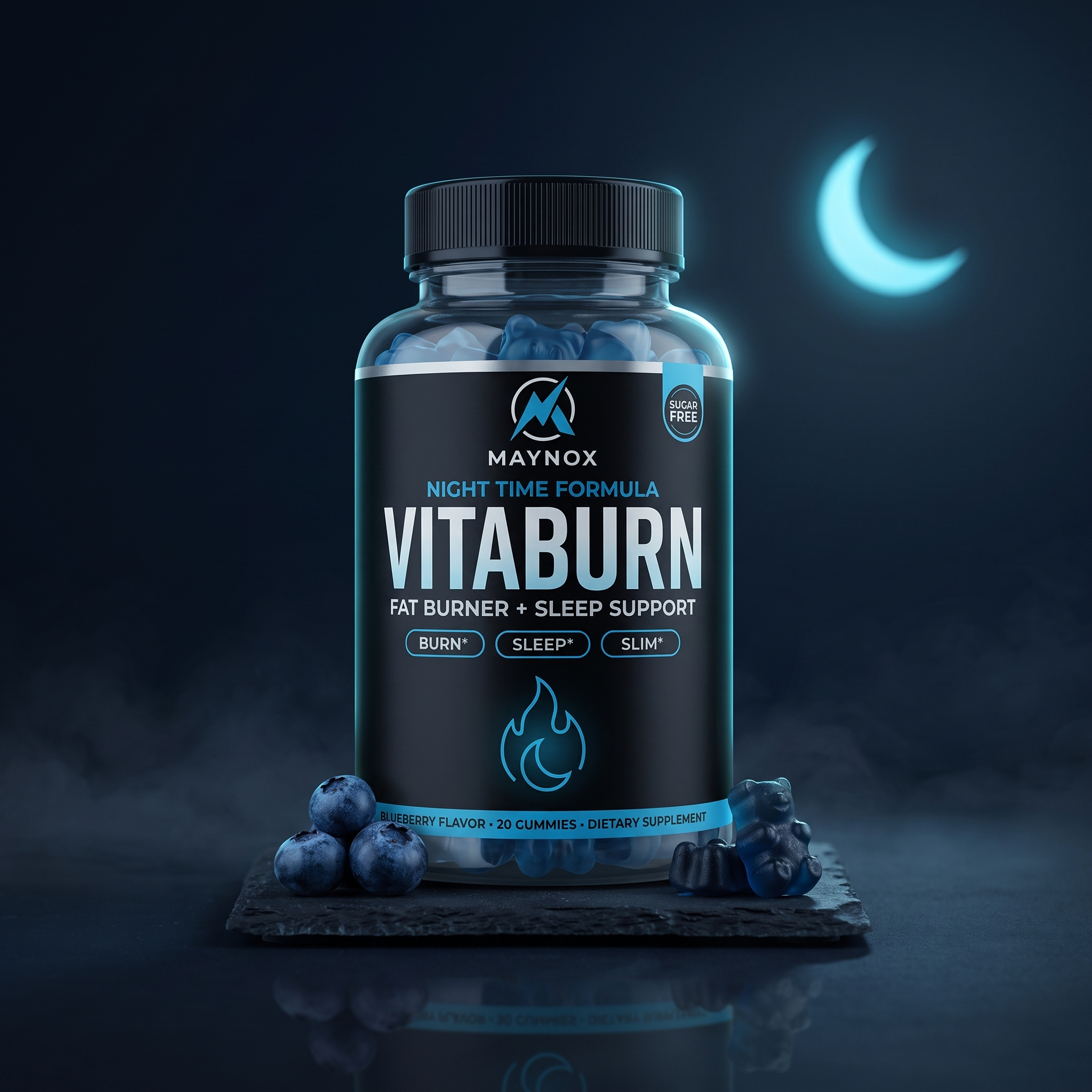 VitaBurn Nighttime Fat Burner Gummies for Men
