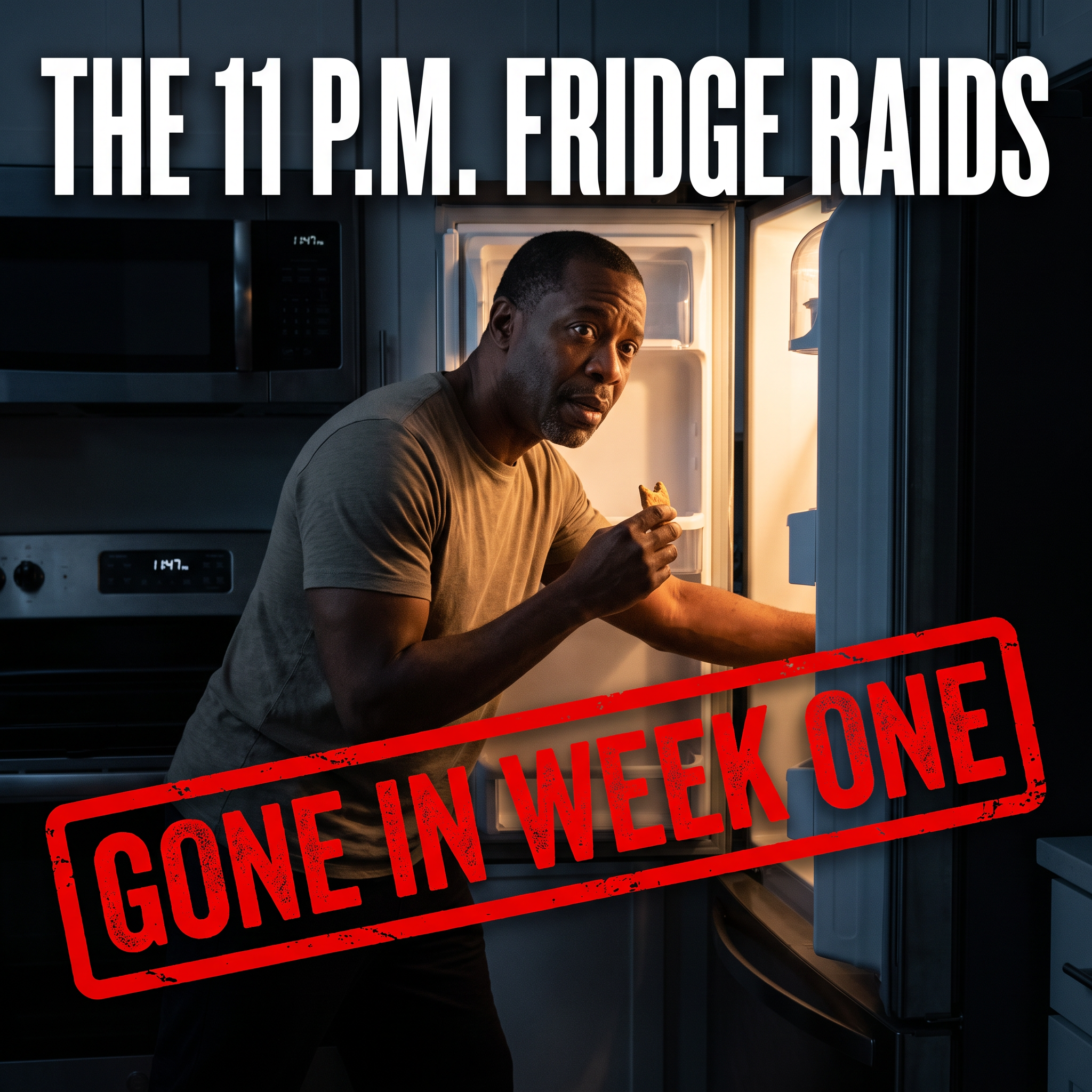 The 11 p.m. fridge raids — gone in week one