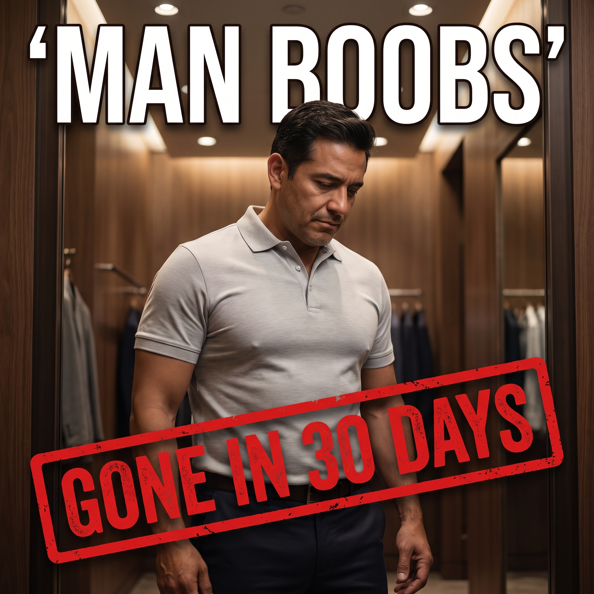Man boobs — gone in 30 days