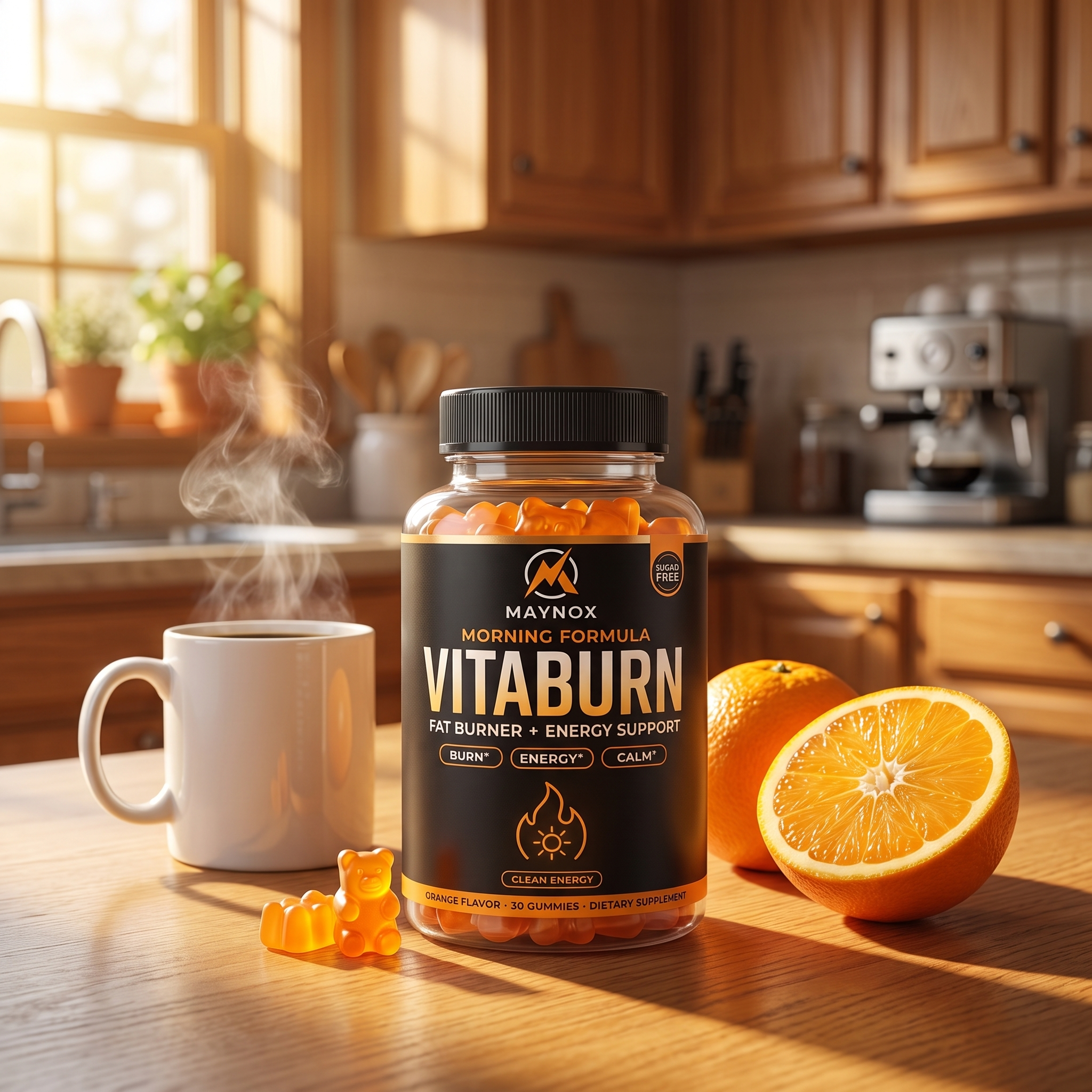 VitaBurn Morning Daytime Fat Burner Gummies for Men