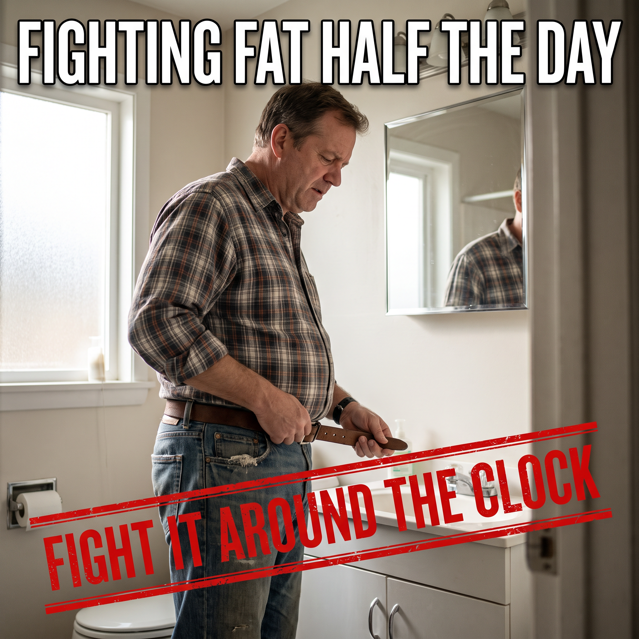 Fighting fat half the day — fight it around the clock
