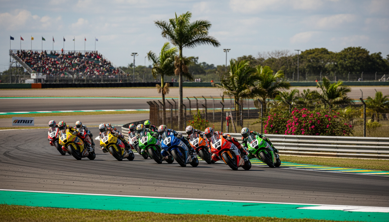 Corrida de Superbike no Autódromo de Interlagos São Paulo MOTO1000GP 2026 campeonato brasileiro