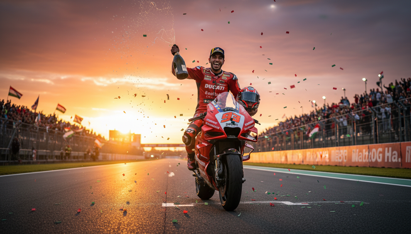 Marc Marquez #93 vence sprint no Balaton Park GP Hungria MotoGP 2026