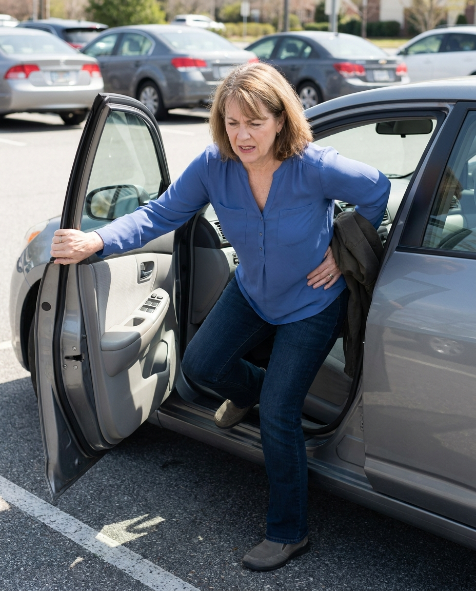 Adult struggling with hip pain