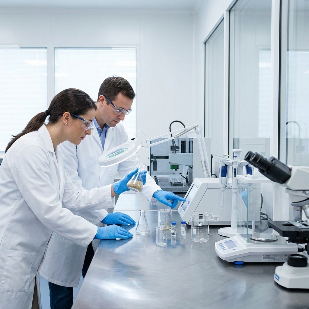 Contrôle qualité en laboratoire