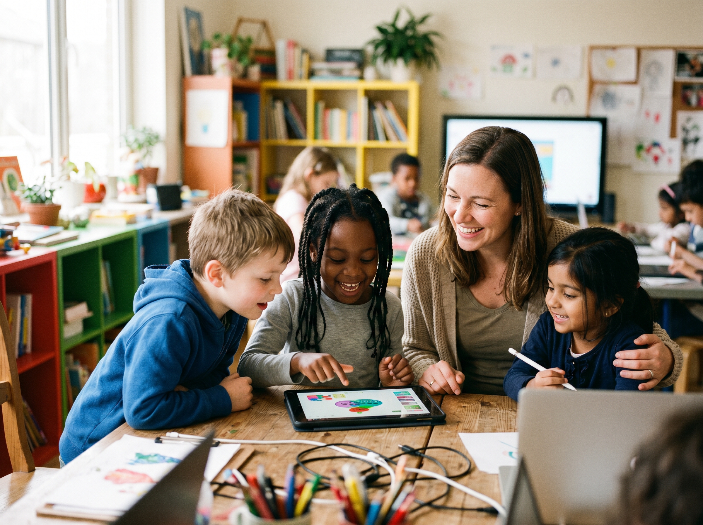 Centros educativos interactivos con IA en comunidades remotas.