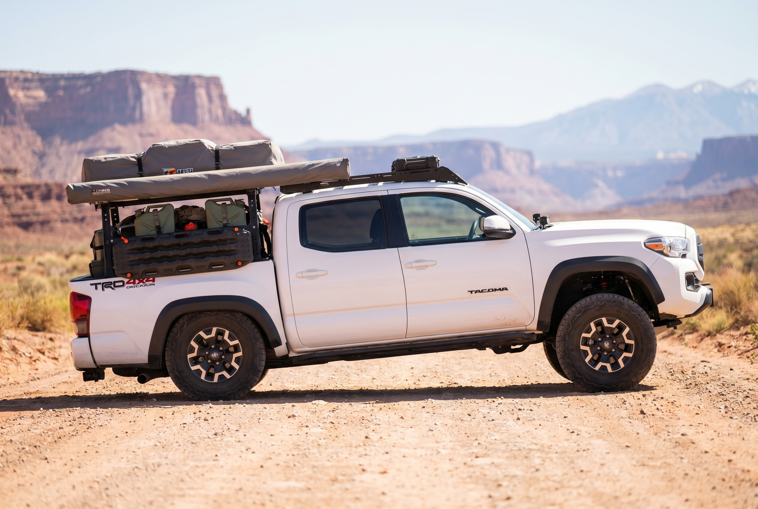 Toyota squatting low under load