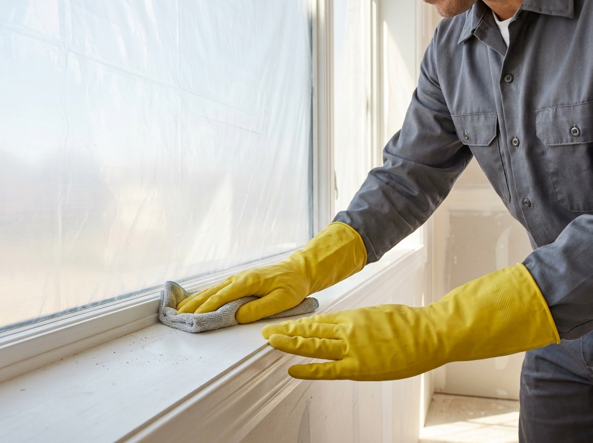 Post-construction cleaning