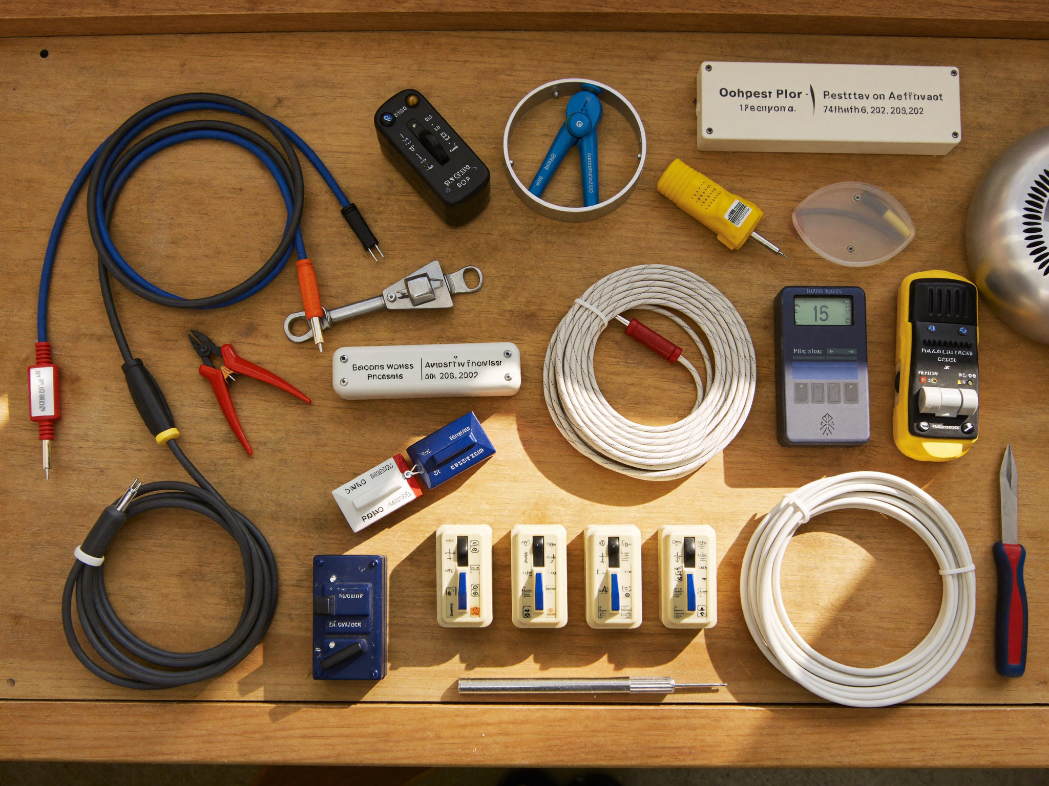 Electrician tools and components for Adelaide electrical services