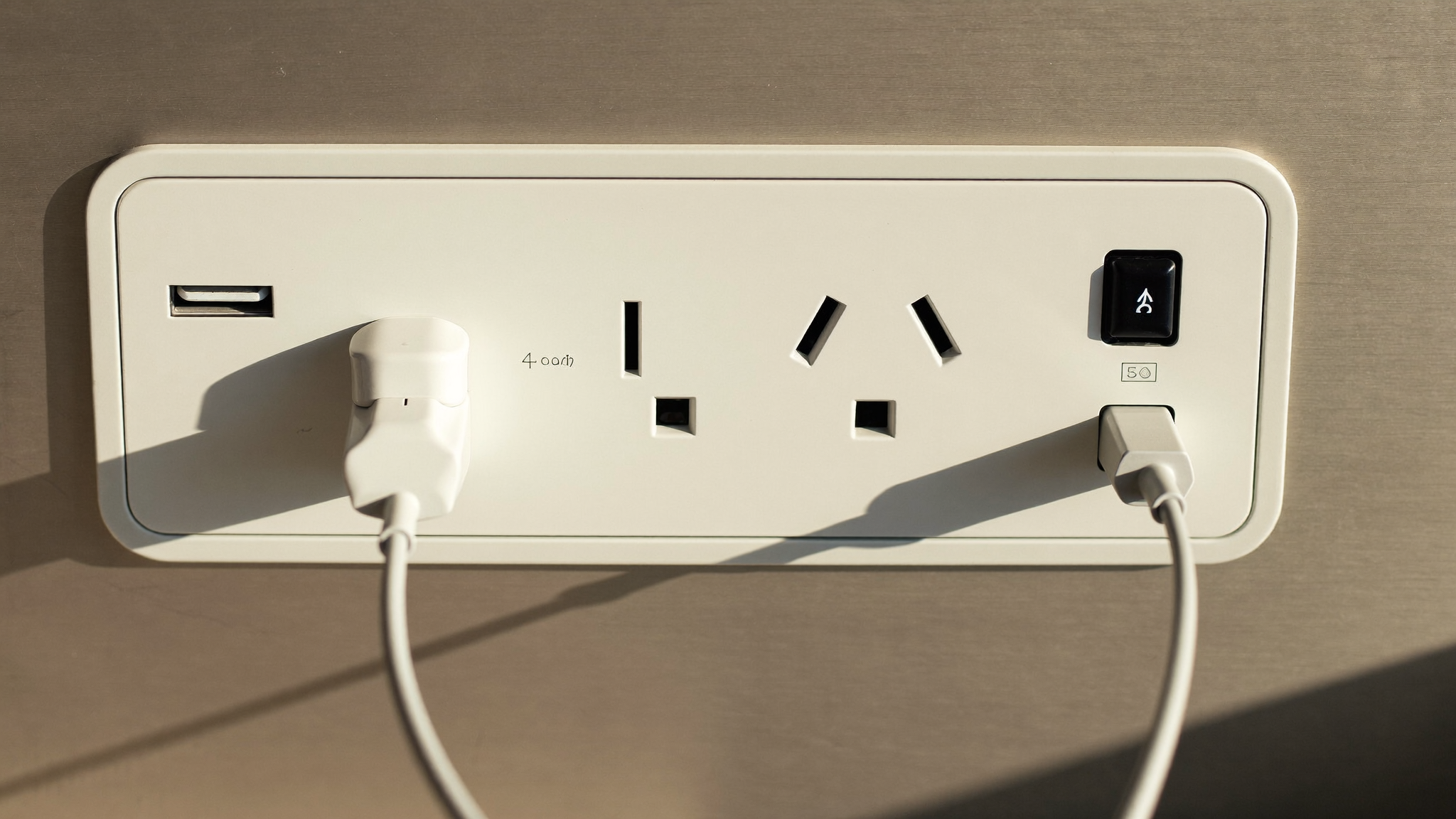 New Australian USB power point installed in an Adelaide kitchen