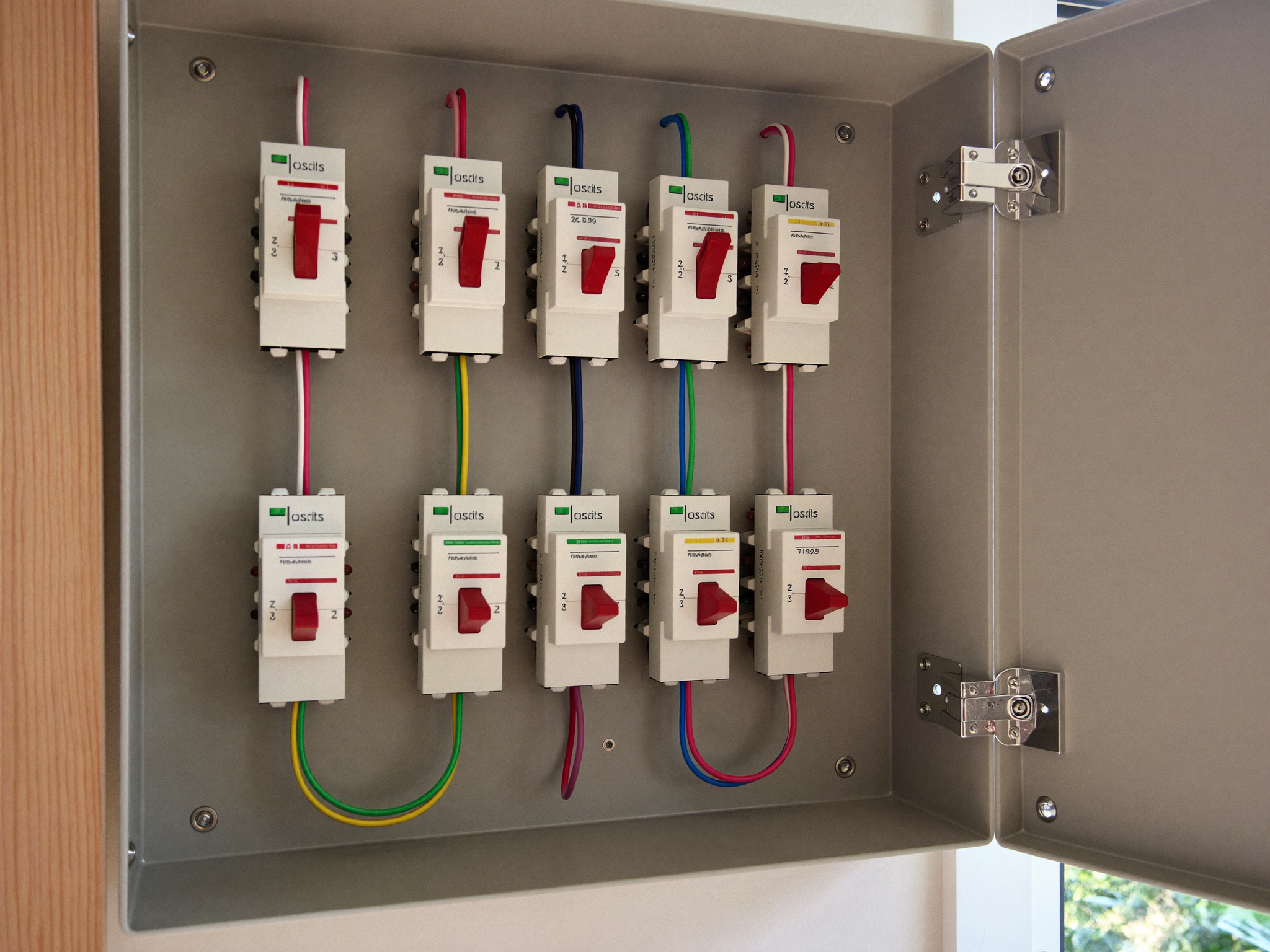 Neatly finished Australian switchboard by a licensed Adelaide electrician